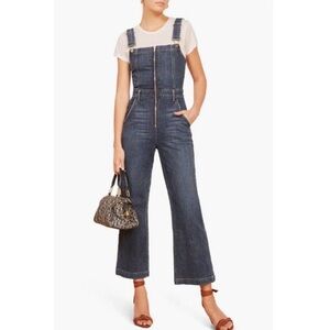 REFORMATION Jenny Zip Front Denim Jumpsuit Size 4